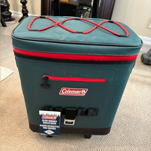 NWT Coleman 42 Can High-Performance Soft Wheeled Cooler - Picture 2 of 11